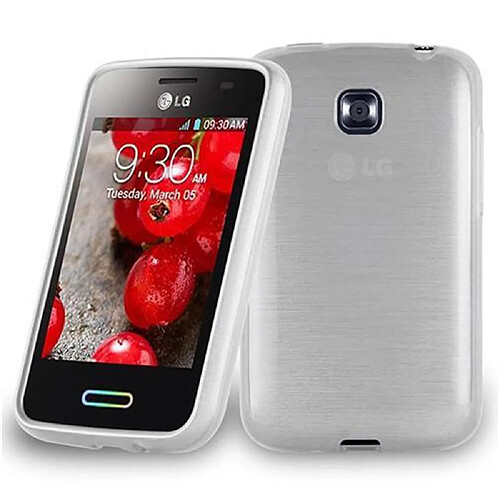 Cadorabo Coque LG L3 II (2. SIM) Etui en Argent