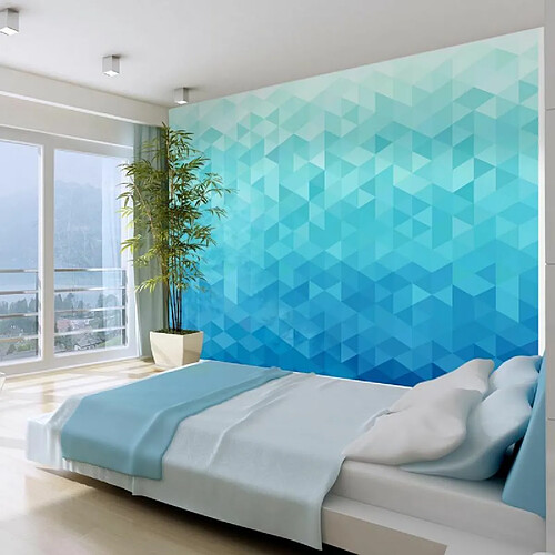 Paris Prix Papier Peint Pixel Azur 175 x 250 cm