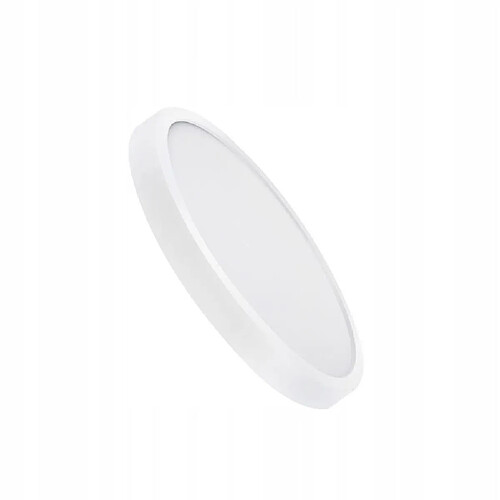 NETTLIFE Plafonnier LED plat 18 cm - 15 W, Blanc, 6000 K - Éclairage moderne cuisine, couloir, chambre