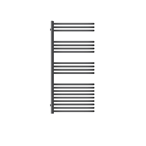 LuxeBath Partition Radiateur sèche-serviettes Porte-serviettes anthracite 500x1200 mm