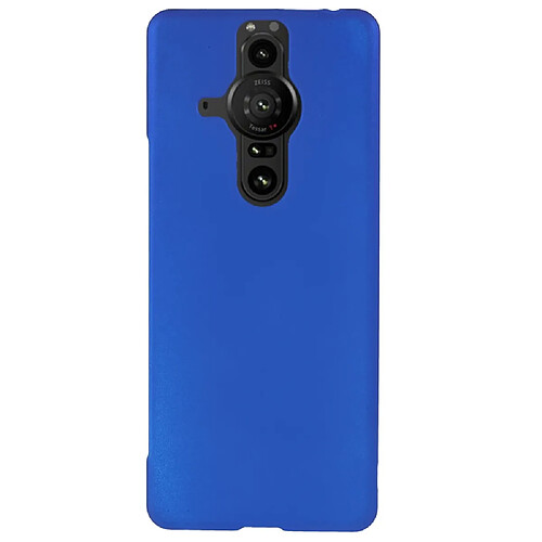 Coque en TPU anti-empreintes digitales, caoutchouté, anti-rayures bleu pour votre Sony Xperia Pro-I