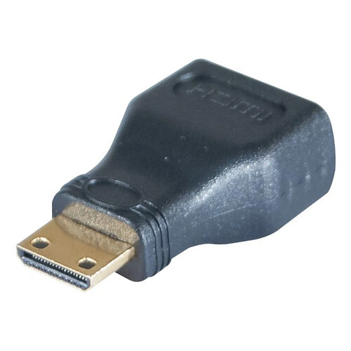 Abi Diffusion Adaptateur or hdmi a fem vers mini hdmi male