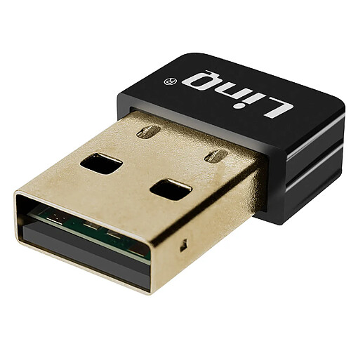 Clé USB WiFi 150Mbps Adaptateur Réseau Ultra-Compact LinQ Noir