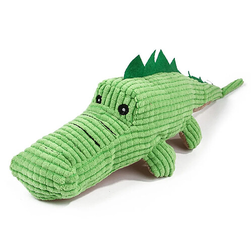 Jouets en peluche pour chien, jouet à mâcher interactif en peluche Alligator