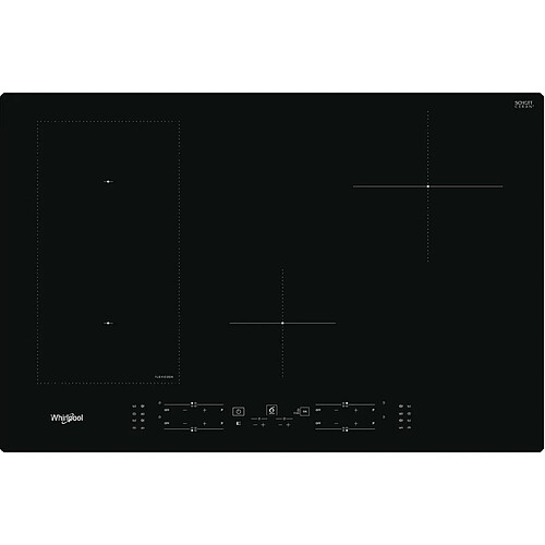 Table de cuisson induction 75cm 4 feux 7200w noir - wlb2977ne - WHIRLPOOL