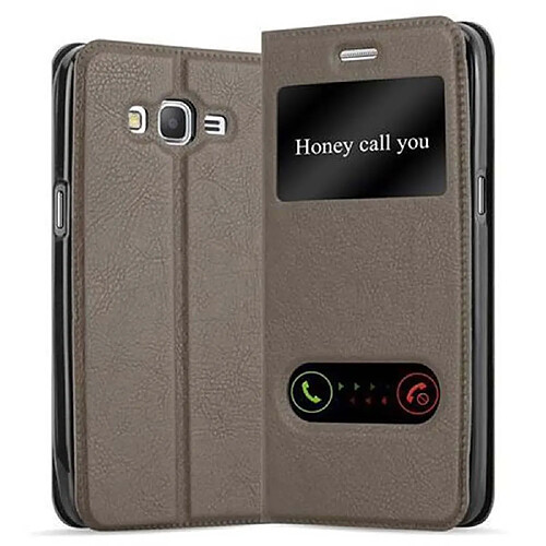 Cadorabo Coque Samsung Galaxy GRAND PRIME Etui en Marron