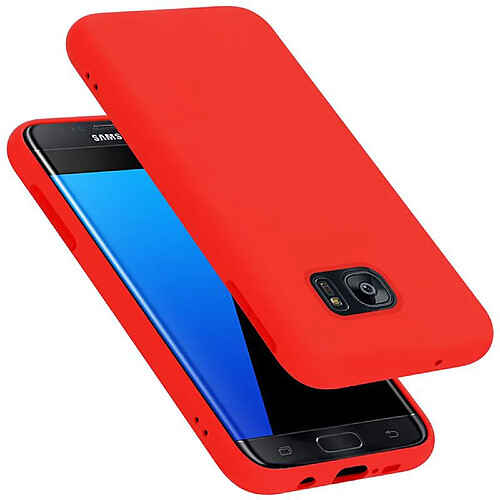 Cadorabo Coque Samsung Galaxy S7 EDGE Etui en Rouge