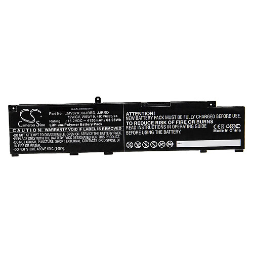 vhbw Batterie compatible avec Dell G3 3590, G5 15 5500, G5 5500, G5 5505, G5 5590, G7 7590 ordinateur portable Notebook (4150mAh, 15,2V, Li-polymère)