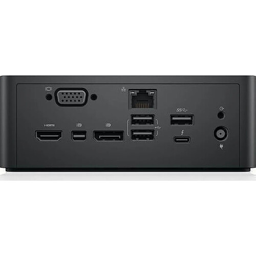 Dell Dual USB-C Thunderbolt Dock TB18DC TB18DC, Wired, USB 3.2 Gen 1 (3.1 Gen 1) Type-B, 3.5 mm, USB Type-A, USB Type-B, 10,100,1000 Mbit/s,