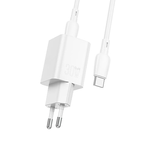 Chargeur Blanc Rapide 30W + Cable USB C pour Samsung S25 / S24 / S23 / S22 / Plus / Ultra /Fold / Flip / FE / A55 / A54 / A35 / A34 / A15 - Little Boutik®