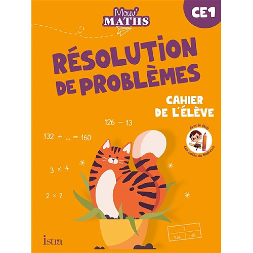 Mouv' maths : résolution de problèmes CE1 : cahier de l'élève