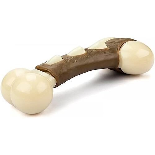 Jouets d'os de Chien, jouets de dentition de chien de saveur de boeuf en nylon Pour de Grands Chiots Moyens Petits