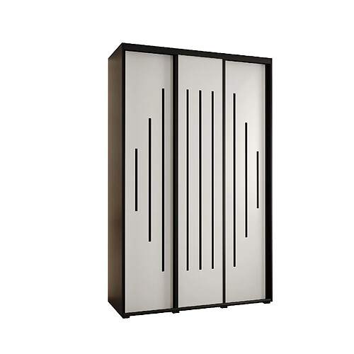 Abiks Meble Armoire Davos 12 À Portes Coulissantes 235,2/150/45 3 Portes