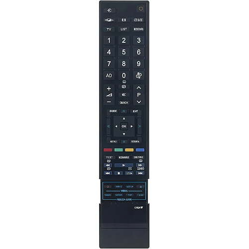 SANAG Nouveau Ct-90345 Telecommande De Remplacement Ct90345 Led Cd Tv Telecommande Pour Toshiba Tv Ct 90345 46Sl733G 46Sl733 46Sl733R 46Sl733F Remote Controller