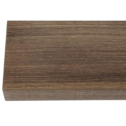 Plateau de table carré 700 mm effet bois chêne rustique - Bolero