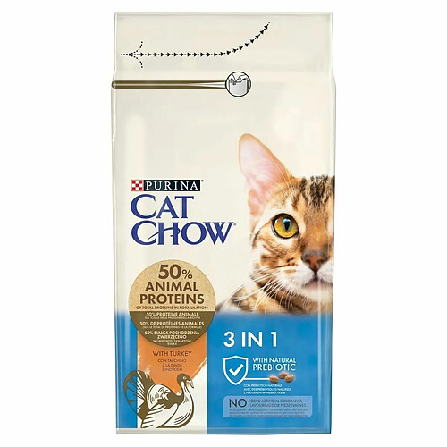 Aliments pour chat Purina Cat Chow Adulte Dinde 1,5 Kg