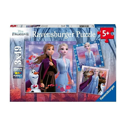 RAVENSBURGER - La Reine des Neiges 2 Puzzle 3x49 pieces