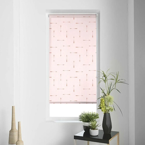 Paris Prix Store Enrouleur Tamisant Flechaline 60x90cm Rose