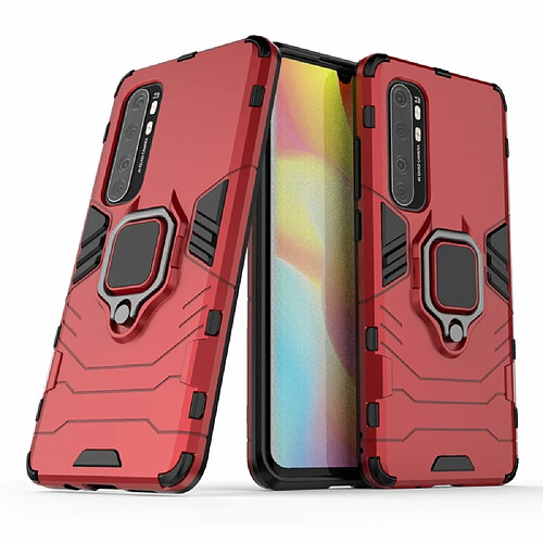 Coque en TPU avec support de bague rouge pour votre Xiaomi Mi Note 10 Lite