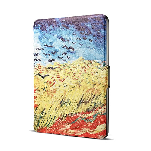 Wewoo Van Gogh peinture à l'huile impression horizontale Flip en cuir PU étui de protection pour Amazon Kindle Paperwhite 1 & 2 & 3 avec sommeil / réveil