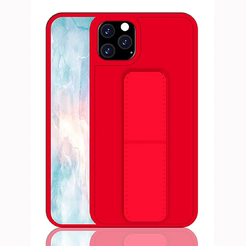 Wewoo Coque Rigide Pour iPhone 11 Pro Shockproof PC + TPU Housse de protection avec bracelet et support Rouge