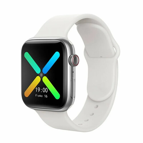 X8 Smart Watch Bluetooth Appel Écran Tactile Surveillance De La Pression Artérielle Bracelet De Sport Étanche Blanc