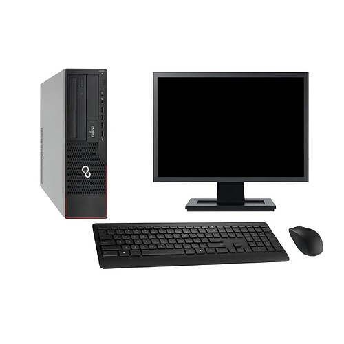 PC Fujitsu E910 DT Ecran 19" Intel i5-2400 RAM 16Go Disque 1To Windows 10 Wifi · Occasion