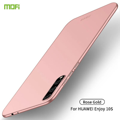 Wewoo Coque Pour Huawei Enjoy 10s Frosted PC Hard Case ultra-mince Rose Gold