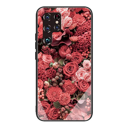 Coque en TPU anti-rayures, antichoc Des millions de fleurs naïves pour votre Samsung Galaxy S22 Ultra