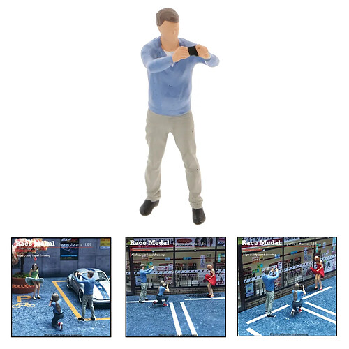 1: 64e Figurines Diorama Men Miniature Action Figure Modèle Pour Display Style2