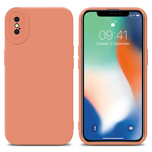 Cadorabo Coque iPhone XS MAX Etui en Orange