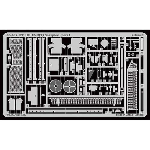 FV 101CVF(T) Scorpion Fotoätzsatz- 1:35e - Eduard Accessories