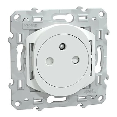 prise - 2p+t - affleurante - blanc - lot de 108 - schneider electric s320052p