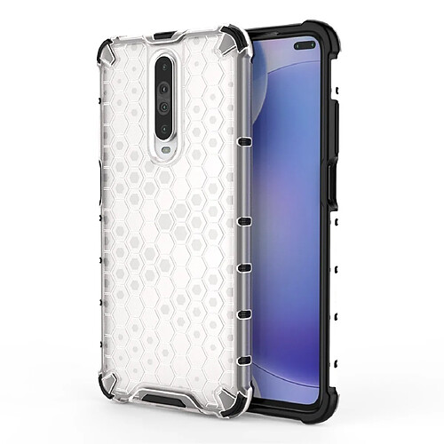 Wewoo Coque Pour Xiaomi Redmi K30 Shockproof Honeycomb PC + TPU Housse de protection Noir