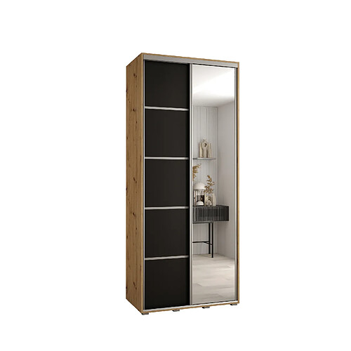 Abiks Meble Armoire DAVOS 5 À Portes Coulissantes 235,2/120/60 2 Portes