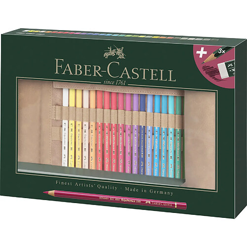 FABER-CASTELL Crayons de couleur POLYCHROMOS, étui de 34 ()