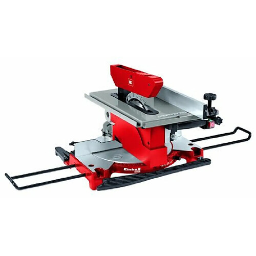 Einhell Scie à onglet avec table TC-MS 2112 T (1200 W, Largeur de coupe maximale : 120 mm, Table pivotante, Tête de scie inclinable)