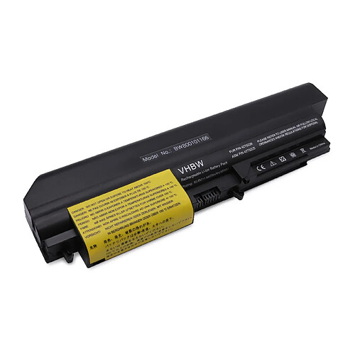 vhbw batterie compatible avec IBM ThinkPad laptop (4400mAh, 10,8V, Li-Ion, noir)