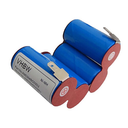 Batterie Ni-MH vhbw 3000mAh pour outils AEG Accurette aspirateur comme AEG 302016, 63BCC01, 900086003, 9000866004.