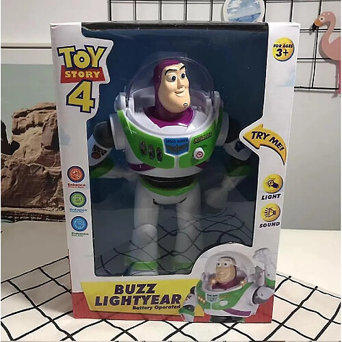 Universal 30cm Popular Anime, Electronic Buzz Lightyear-action Figure Toy(Coloré)