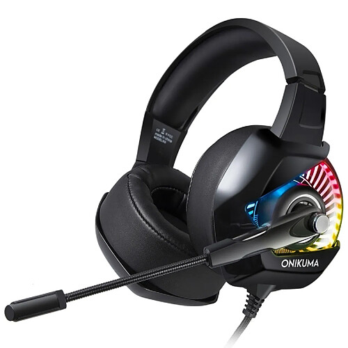 Wewoo Casque Over Head Bass Stereo de jeu avec microphone et lampes RVB