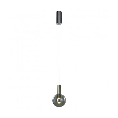 Luminaire Center Suspension moderne Aria Chrome