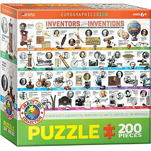 Puzzle grandes Inventions Eurographics (200 piAces)