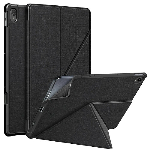 Etui en PU avec support origami noir pour votre Lenovo Tab P11 2020 11 pouces TB-J606F