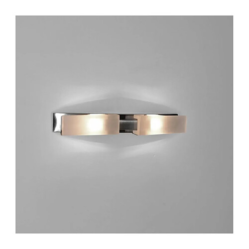 Luminaire Center Applique murale Arco 2 Ampoules G9, nickel satiné