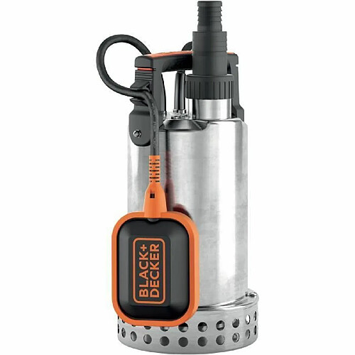 Black & Decker Black+Decker BXUP750XCE Pompe submersible eaux claires (750 W, Portée Max. 11.000 L/H, Prévalence Max. 8.5 m)