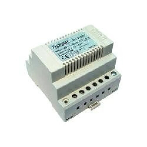 Transformateur 230 V AC - 12 V AC 1 A rail DIN 5 modules Comatec TBD2/012.12/F5