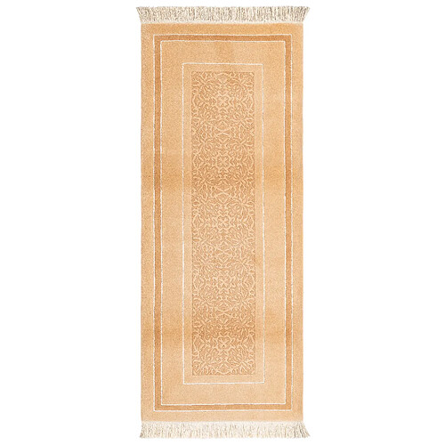 Vidal Tapis de couloir en laine 203x81 brun Darya