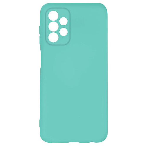 Avizar Coque Samsung Galaxy A13 4G Semi-rigide Soft-touch Fine turquoise