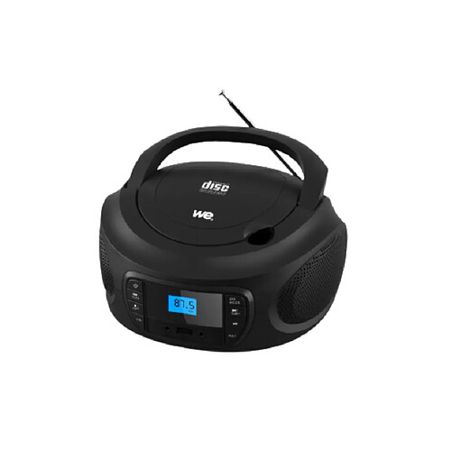 We Lecteur - Radio CD - USB FM 87.5-108Mhz, Lecteur CD/CD-R/CD-RW Lecteur USB , RMS 2*2W NOIR